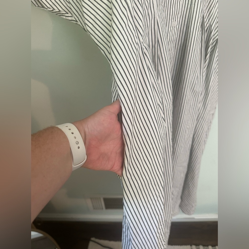 Anthropologie Exquise Tobie striped shirt dress - Picture 3 of 11